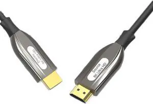GOLDENDISK 8K HDMI 2.1 Fiber Optic Cable 16FT, Slim 48Gbps High Speed HDMI In-Wall -4K@120Hz 144Hz 8K@60Hz, HDCP 2.2&2.3, Dynamic HDR,eARC,DTS:X,RTX 3090,Dolby 16FT