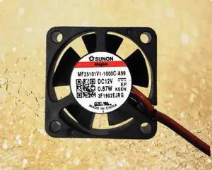 Cooling Fan for SUNON MF25101V1-1000U-A99 DC12V 0.87W 2.5CM 2PIN New