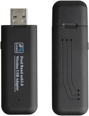 1200Mbps USB WiFi Network Adapter for Laptop, Desktop PC of Windows 10/8.1/8/7/XP, USB 3.0, AC1200 Dual Band 5GHz 867Mbps + 2.4GHz 300Mbps