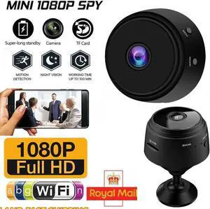 Mini Spy Camera 1080P Hidden Camera | Portable Small HD Nanny Cam with Night Vision and Motion Detection | Perfect Indoor Covert Security Camera for Home and Office | Hidden Spy Cam | Built-in Battery