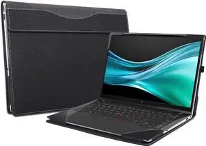 Laptop Case Cover for 14 inch HP EliteBook 840 845 G9 G10 G11 & for HP Elite x360 1040 G9 G10 &for ZBook Firefly G9 G10 G11,Notebook PC Sleeve PU Leather Protective Bag Accessories
