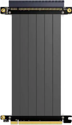 PCI-E X16 to 16X 3.0 Male to Female Riser Extension Cable Graphics Card Computer Chassis PCI Express Extender Ribbon 128G/Bps (R33SF 20CM) PCI-E X16 to 16X 3.0 Male to Female Riser Extension Cable Graphics Card Computer Chassis PCI Express Extender Ribbon 128G/Bps (R33SF 20CM)