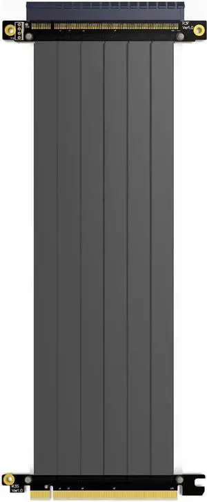 PCI-E X16 to 16X 3.0 Male to Female Riser Extension Cable Graphics Card Computer Chassis PCI Express Extender Ribbon 128G/Bps (R33SF 40CM) PCI-E X16 to 16X 3.0 Male to Female Riser Extension Cable Graphics Card Computer Chassis PCI Express Extender Ribbon 128G/Bps (R33SF 40CM)