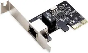 Gigabit Ethernet PCI Express 2.1 PCI-E x1 Network Interface Card (NIC) 10/100/1000 Mbps Realtek RTL8111F Chipset SI-PEX24038