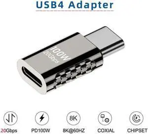 HKCY 20Gbps USB4 Type C Male to Female Straight Connector 100W Power Data 8K Video Adapter for Laptop Phone HKCY 20Gbps USB4 Type C Male to Female Straight Connector 100W Power Data 8K Video Adapter for Laptop Phone