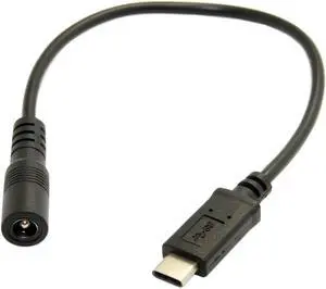 USB 3.1 Type C USB-C to DC 5V 5.5*2.5mm Power Jack Extension Charge Cable for Cell Phone Tablet UC-233