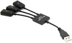 USB 2.0 to 3 Ports Hub Cable Bus power For Laptop Macbook Notebook PC & Mouse & Flash Disk U2-354