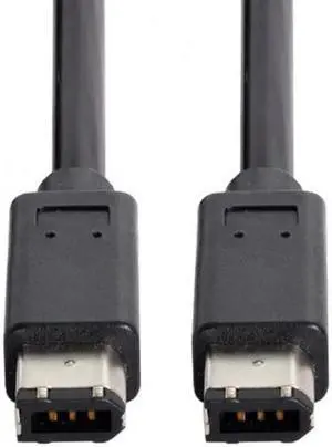 SM 6 Pin to 6Pin FireWire 400 to FireWire 400 6-6 ilink Cable IEEE 1394 1.8m Black