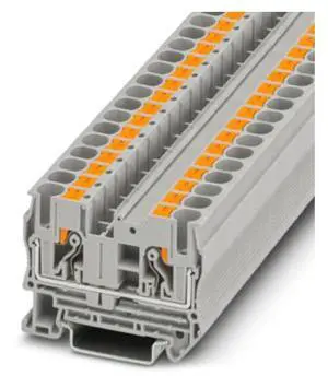 PhoenixContact PT6-3211813 Quick Rail Assembly with 6 Square Direct Insert Terminal Blocks - Phoenix