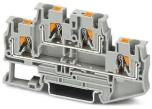 PhoenixContact direct-connect terminal double-layer quick-connect mounting rail European PTTB4