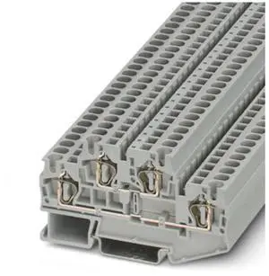 Phoenix double-layer terminal block STTB4 - Rail-type spring connection