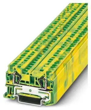 Phoenix grounding terminal block ST4 with PE rail-mounted spring connection