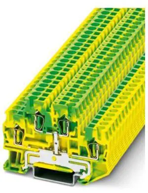 Phoenix Terminal Block - STTB 2.5 - PE Ground Terminal Double Layer