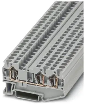Phoenix terminal block spring with one inlet and two outlets, ST4 TWIN