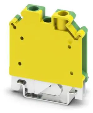 Phoenix grounding terminal block USLKG 6N - rail-mounted screw connection