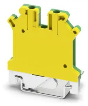 Phoenix grounding terminal block USLKG 3N - rail-mounted wiring screws