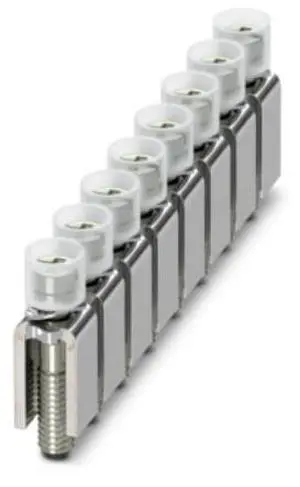 Phoenix screw-type bridge connector SCBI 10-6 W - shorting tab row connection strip