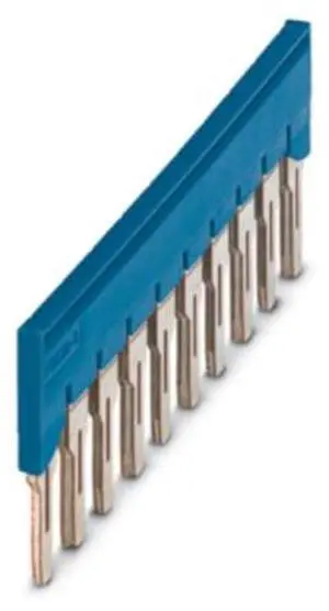 Phoenix FBS 10-8 BU - Plug-in type bridge connector terminal accessory connection strip shorting piece