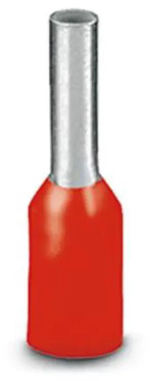 Phoenix 100 pieces per pack AI 1-6 RD - Cold Pressed Head Line Nose Insulation Terminal Phoenix 100 pieces per pack AI 1-6 RD - Cold Pressed Head Line Nose Insulation Terminal