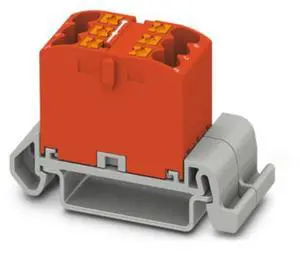 Phoenix terminal block PTFIX 6X2.5-NS35A RD - Weak current and strong current wiring board Phoenix terminal block PTFIX 6X2.5-NS35A RD - Weak current and strong current wiring board