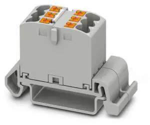 Phoenix terminal block with multiple outputs from one input. PTFIX6X2.5-NS35A GY - Discontinued product for sale in separate packages. Phoenix terminal block with multiple outputs from one input. PTFIX6X2.5-NS35A GY - Discontinued product for sale in separate packages.