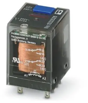 Phoenix REL-IR-BL/L- 24DC/2X21 - A single relay