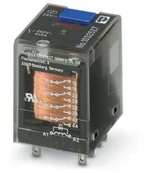 Phoenix single relay REL-IR-BL/L-24DC/4X21