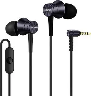 1MORE Piston Fit 2-Pack Noise Canceling Wired Earbuds, in-Ear Headphones with 3.5mm Jack, Pure Sound & Comfortable Fit, Noise Isolation with Microphone for Smartphones/PC/Tablet