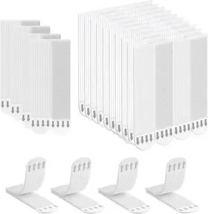 CableCreation Picture Hanging Strips, 28-Pairs(56 Strips) Sticky Picture Hangers for Walls Hanging Pictures Without Nail, Damage-Free No Nails Refill Adhesive Poster Strips for Frame Mounting Strips
