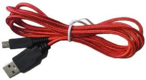 Zigmoon hair 2-Pack New 3DS New 2DS DSi Charging Cable Power USB Charger Cord Compatible with Nintendo New 3DS/3DS,New 3DS XL/3DS XL,New 2DS/2DS XL/2DS/DSi/DSi XL,New 2DS XL Ndsi (Red)