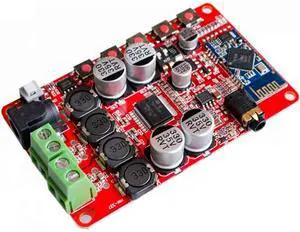 TDA7492P Amplifier Board 25W+25W Dual Channel Stereo Output Audio Receiver Amplifier Wireless Connection 4.0 Digital Amplifier Board with Acrylic Case