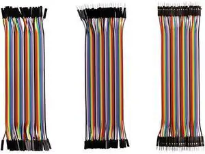 120pcs 20cm Breadboard Jumper Wires Multicolored Dupont Wire for DIY Electronic Projects