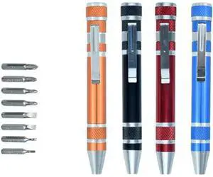 8-in-1 Pen Screwdriver Multi-function Tool Kit Handy Tools Repair Tool(Black,Red,Blue,Orange) 8-in-1 Pen Screwdriver Multi-function Tool Kit Handy Tools Repair Tool(Black,Red,Blue,Orange)