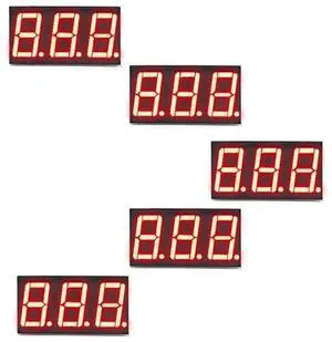 0.56" 3-Digit 7-Segment Display Common Cathode 3-Digit LED Display Digital Tube