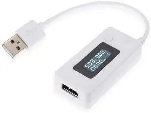 USB Ammeter Voltmeter Charging Capacity Tester Detector Tester Multimeter Test Speed of Charger, Cables, Computer, Power Bank
