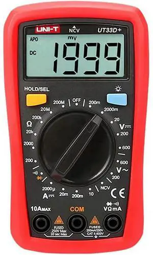 Multimeter Tester Auto-Ranging Digital Multimeter with AC/DC Voltage/Resistance/Continuity/NCV Measurement Multimeter Tester Auto-Ranging Digital Multimeter with AC/DC Voltage/Resistance/Continuity/NCV Measurement