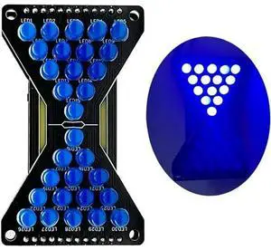 Solder Practice Kit Electronic Hourglass Led DIY Kits Practice Board Blue Ray Assemble Soldering Practice Fun Project Solder Practice Kit Electronic Hourglass Led DIY Kits Practice Board Blue Ray Assemble Soldering Practice Fun Project