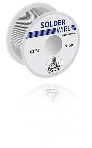High Purity Tin Lead Rosin Core Solder Wire for Electrical Soldering, Content 2% Solder flux (1mm, 100g)