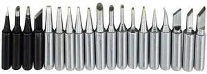 18pcs Soldering Iron Tip 900M-T Series Tip Replacement Compatible with 936 937 Soldering Iron Tool Soldering Station