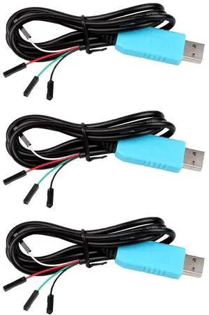 Replacement for Raspberry Pi 3pcs PL2303TA USB to TTL Serial Cable Debug Console CableUSB Programming