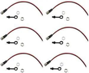 Charging Cable Threaded Socket DC-099 Full Copper Thread with Waterproof Cap  with Wire Female Socket Interface DC Power Socket