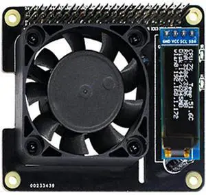 Raspberry Pi Cooling Expansion Board Cooling Fan for Raspberry Pi 4B/3B with IP Display OLED Raspberry Pi Cooling Expansion Board Cooling Fan for Raspberry Pi 4B/3B with IP Display OLED