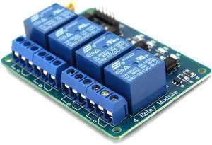 4 Channel DC 5V Relay Module with Optocoupler