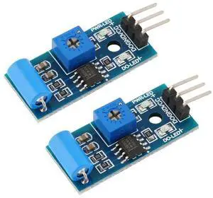 2pcs SW-420 Vibration Sensor Module Vibration Switch Alarm Sensor Module Compatible with Aduino
