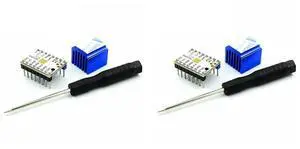 2pcs TMC2208 V1.2 3D Printer Stepper Motor Driver with Heat Sink Screwdriver for 3D Printer Controller Mother Boards Reprap Ramps1.4 MKS Prusa i3 Ender-3 Pro 2pcs TMC2208 V1.2 3D Printer Stepper Motor Driver with Heat Sink Screwdriver for 3D Printer Controller Mother Boards Reprap Ramps1.4 MKS Prusa i3 Ender-3 Pro