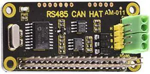 RS485 CAN HAT for Raspberry Pi ZERO/3B+/4B RS485 Communication 1-Way CAN Adapter Board Expansion Board Transceiver Module RS485 CAN HAT for Raspberry Pi ZERO/3B+/4B RS485 Communication 1-Way CAN Adapter Board Expansion Board Transceiver Module