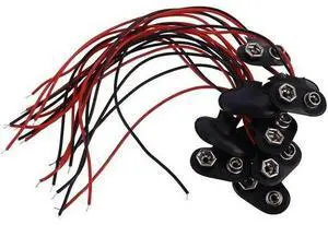 9V Battery Clip Connector  9v Battery Clip Snap Accessories