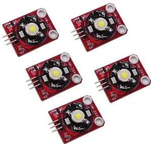 5pc DIY 3W 180~210lm 6000~6K LED White Bulbs