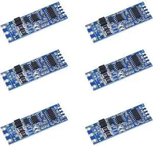 6pcs TTL to RS485 485 to Serial UART Level Reciprocal Hardware Automatic Flow Control UART to RS485 Converter RS485 to TTL Level Interchange Power Module