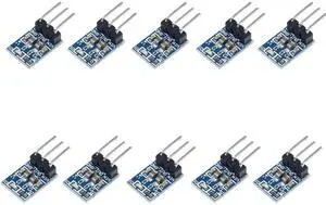 10pcs 3 pins AMS1117-3.3Power Module DC 4.5V-7V to 3.3V 800mA Voltage Regulator Down Power Supply